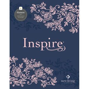 Inspire Bible Nlt, Filament Enabled (Hardcover Leatherlike, Navy) -- New Living